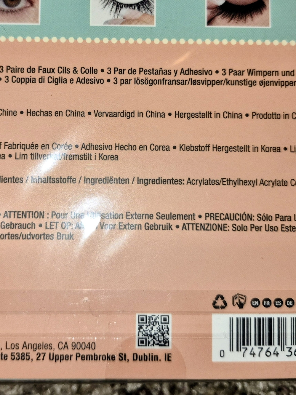 Professional Eye Lashes Pack - Picture 2 of 2
